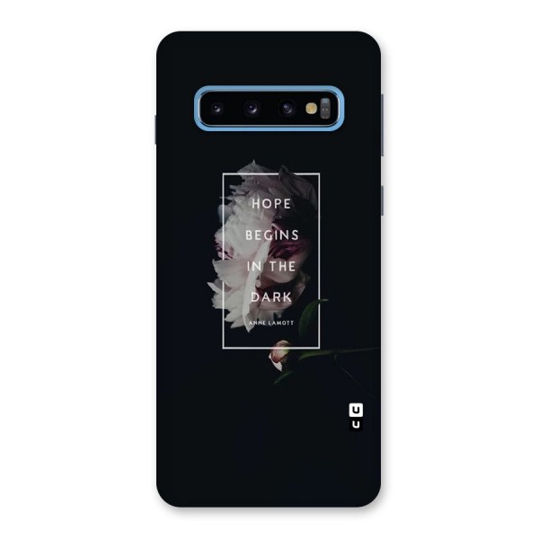Dark Hope Back Case for Galaxy S10