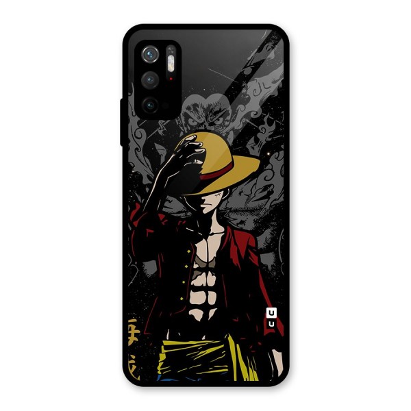 Dark Luffy Art Glass Back Case for Poco M3 Pro 5G