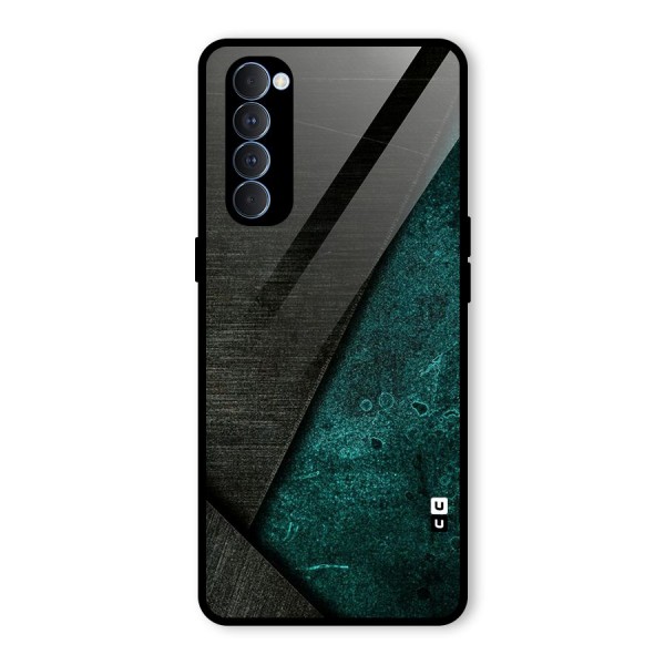 Dark Olive Green Glass Back Case for Oppo Reno4 Pro