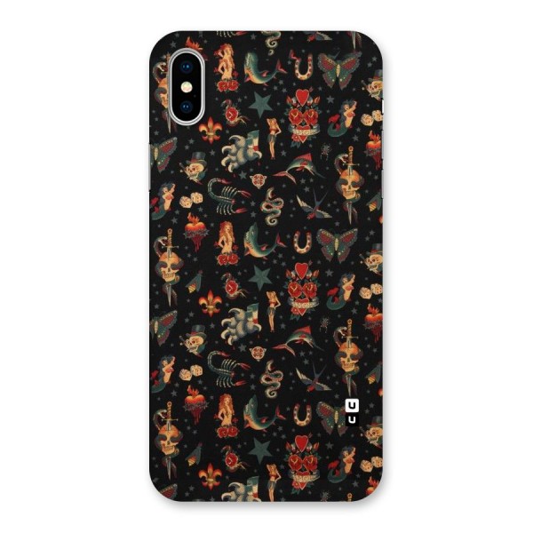 Dark Pattern Back Case for iPhone X