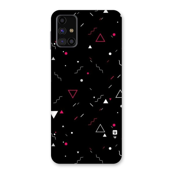 Dark Shapes Design Back Case for Galaxy M31s