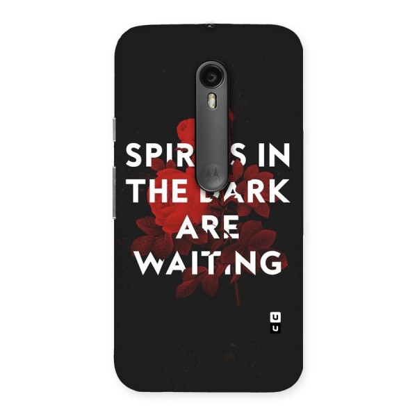Dark Spirits Back Case for Moto G3