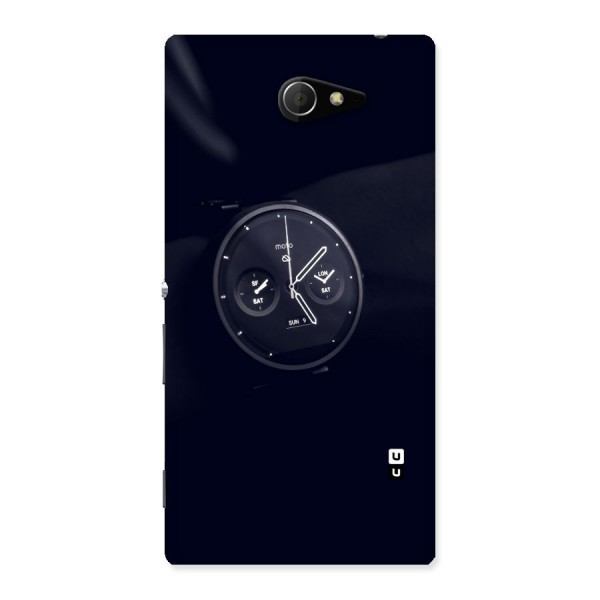 Dark Watch Back Case for Sony Xperia M2