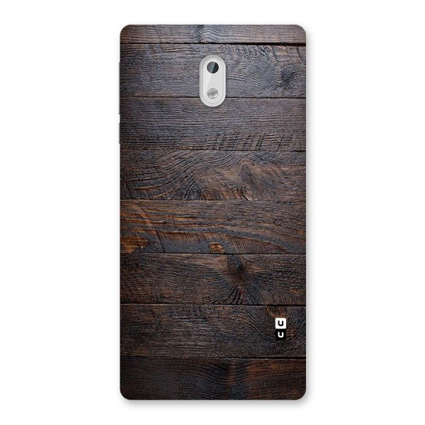 Dark Wood Printed Back Case for Nokia 3