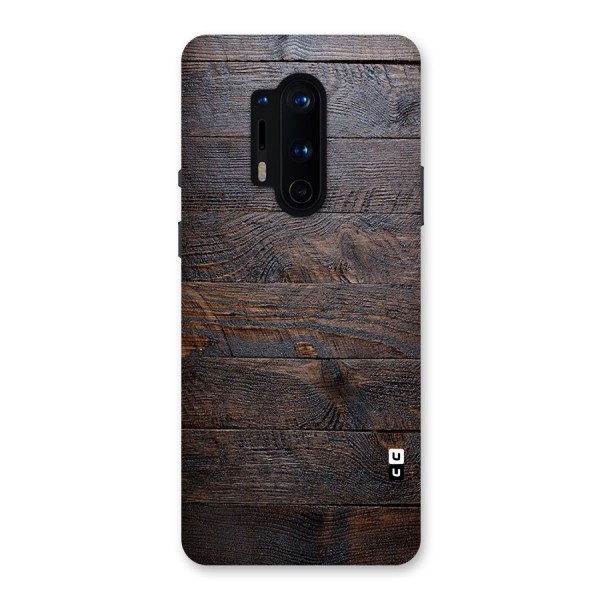 Dark Wood Printed Back Case for OnePlus 8 Pro