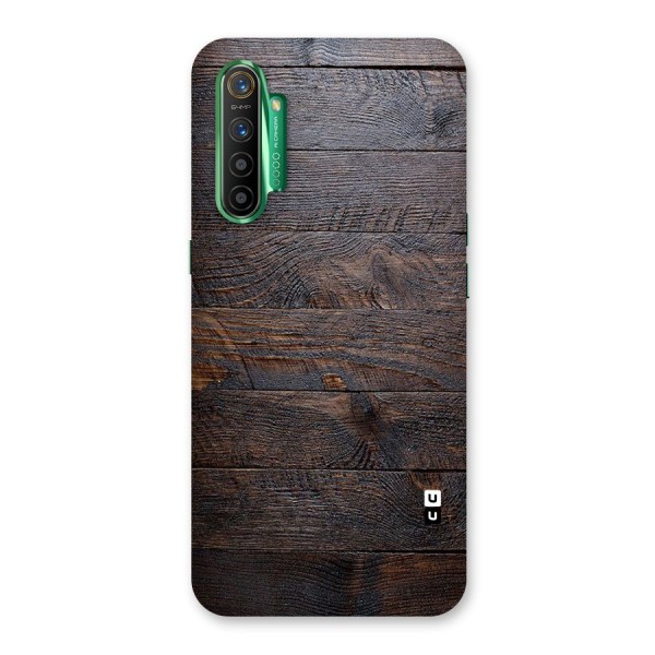 Dark Wood Printed Back Case for Realme X2