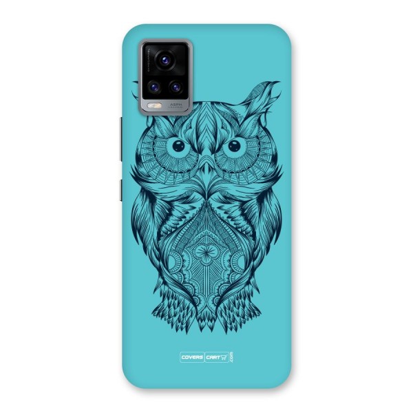 Designer Owl Back Case for Vivo V20
