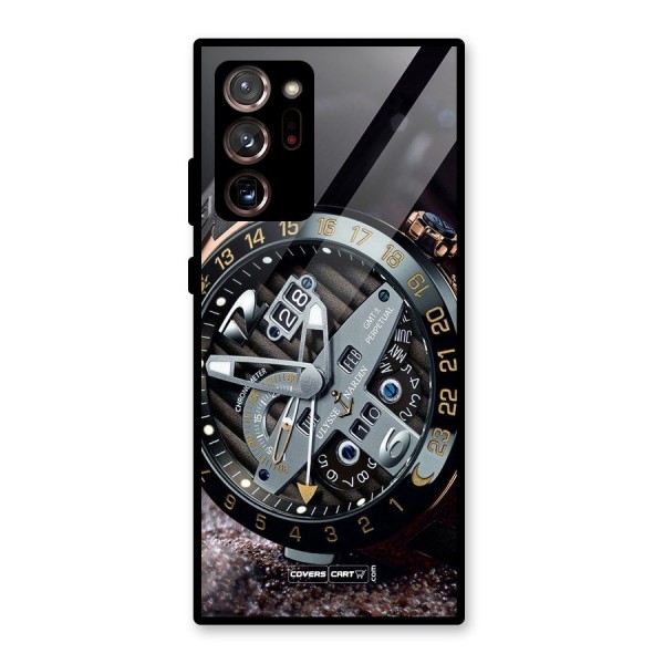 Designer Stylish Watch Glass Back Case for Galaxy Note 20 Ultra