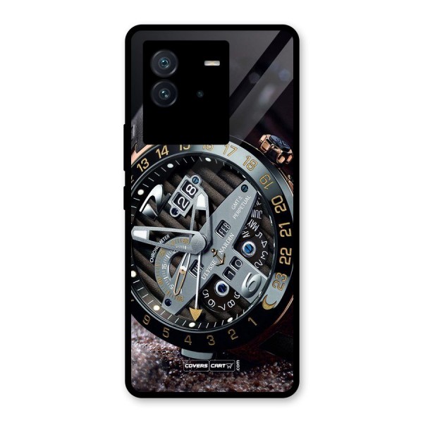 Designer Stylish Watch Glass Back Case for Vivo iQOO Neo 6 5G