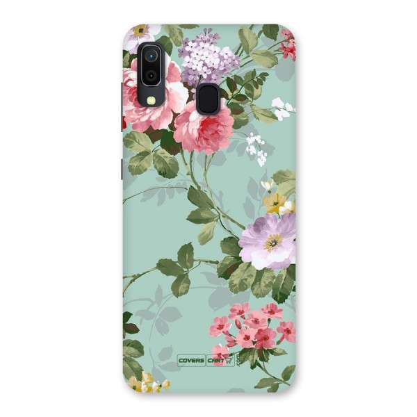 Desinger Floral Back Case for Galaxy A30