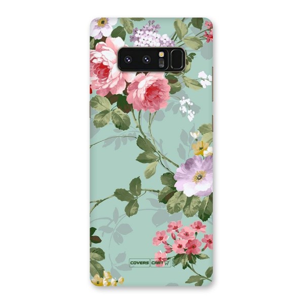 Desinger Floral Back Case for Galaxy Note 8
