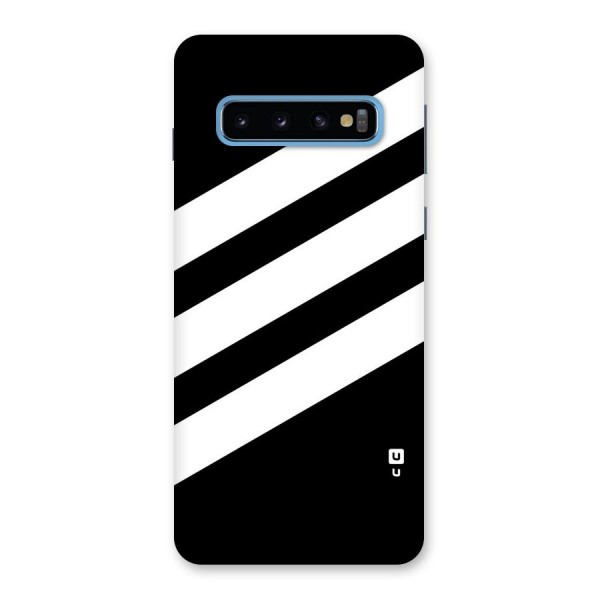 Diagonal Classic Stripes Back Case for Galaxy S10