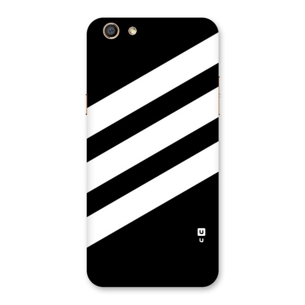 Diagonal Classic Stripes Back Case for Oppo F3
