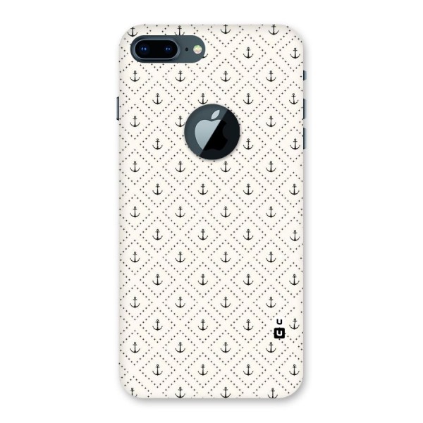 Diamond Anchor Design Back Case for iPhone 7 Plus Logo Cut