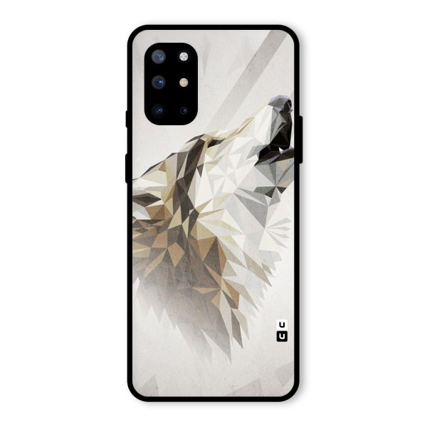 Diamond Wolf Glass Back Case for OnePlus 8T