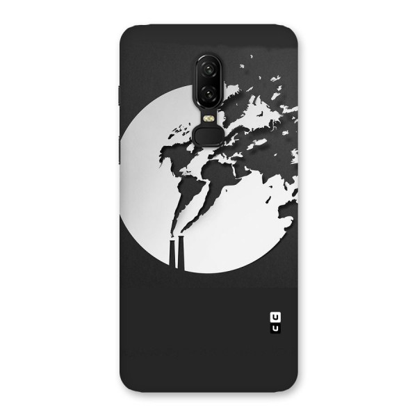 Disorted Design Black Back Case for OnePlus 6