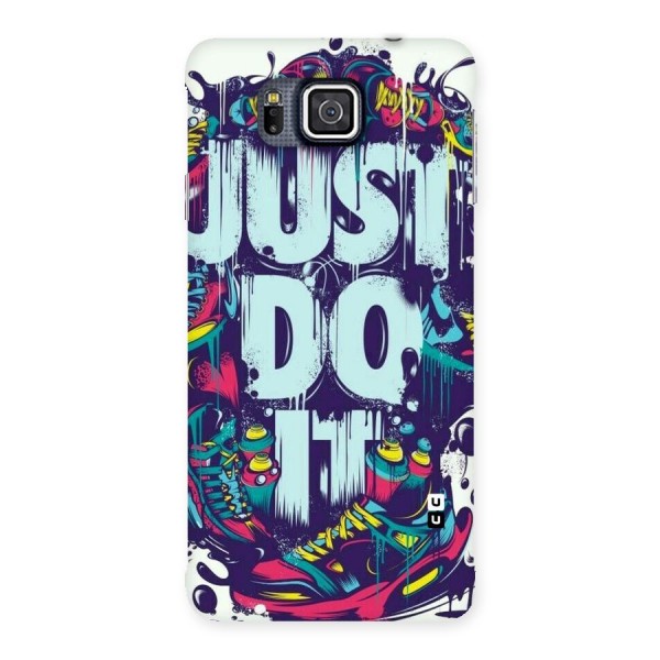 Do It Abstract Back Case for Galaxy Alpha