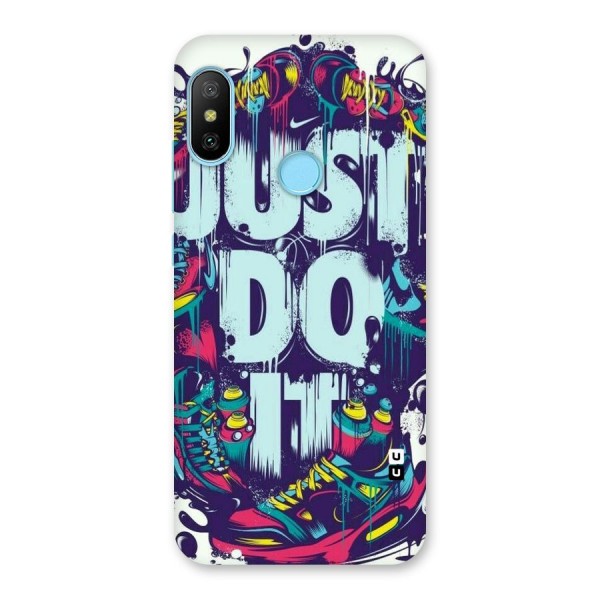 Do It Abstract Back Case for Redmi 6 Pro
