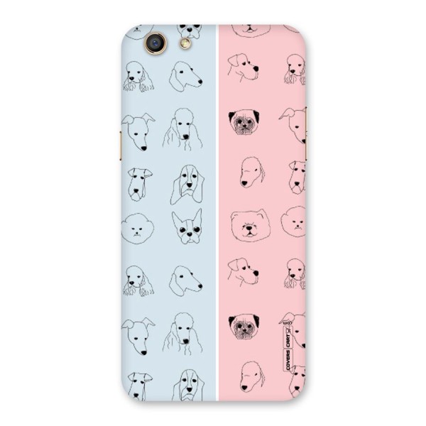 Dog Cat And Cow Back Case for Oppo F3