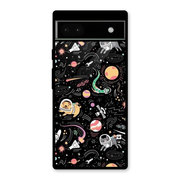 Dog Planetarium Glass Back Case for Google Pixel 6a