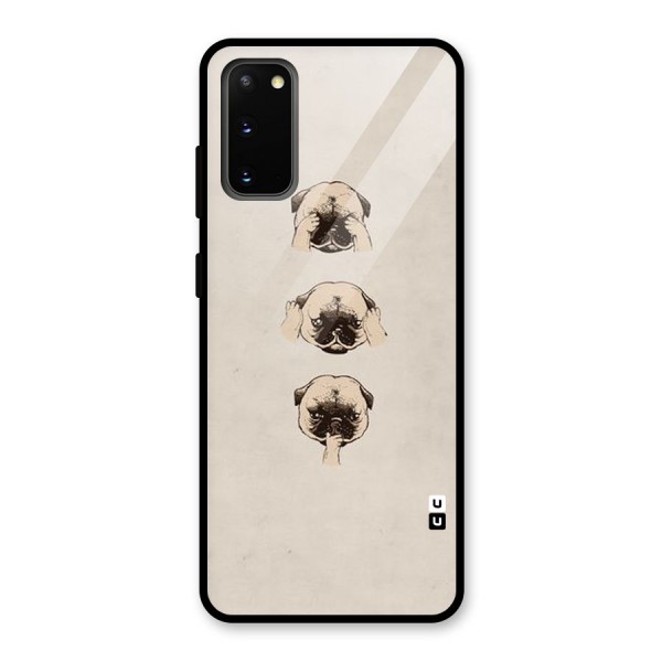 Doggo Moods Glass Back Case for Galaxy S20