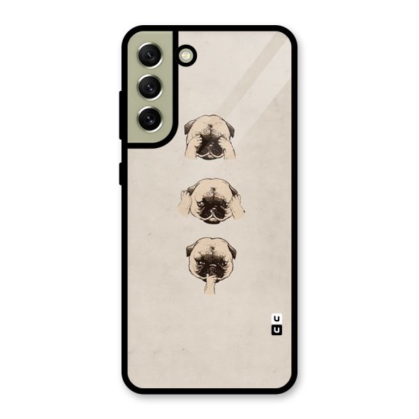 Doggo Moods Glass Back Case for Galaxy S21 FE 5G