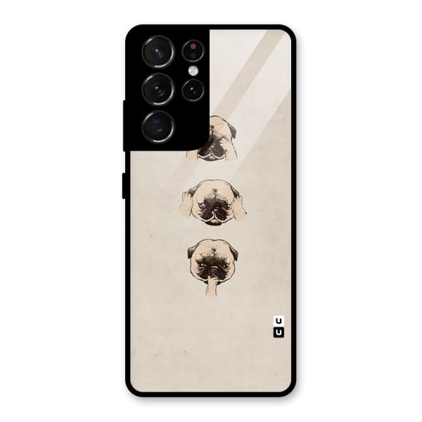 Doggo Moods Glass Back Case for Galaxy S21 Ultra 5G