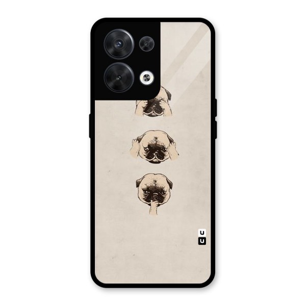 Doggo Moods Glass Back Case for Oppo Reno8 5G