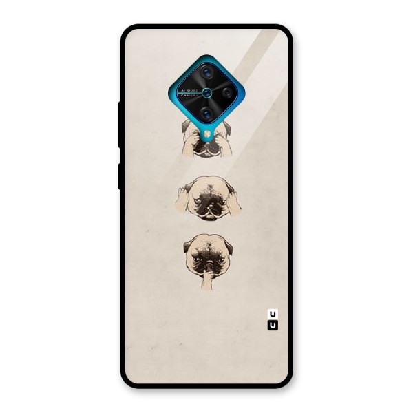 Doggo Moods Glass Back Case for Vivo S1 Pro