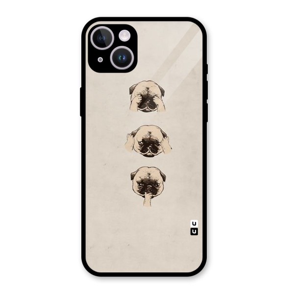 Doggo Moods Glass Back Case for iPhone 14 Plus