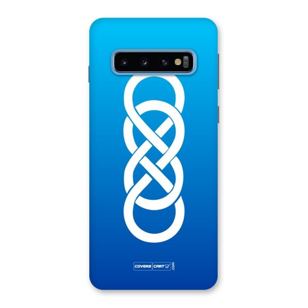 Double Infinity Blue Back Case for Galaxy S10
