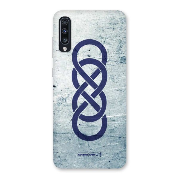 Double Infinity Rough Back Case for Galaxy A70s