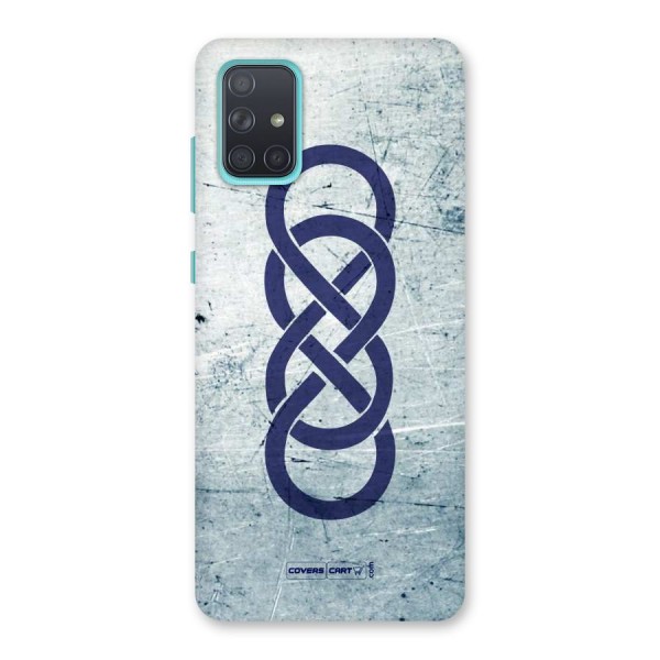 Double Infinity Rough Back Case for Galaxy A71