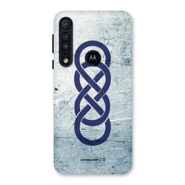 Double Infinity Rough Back Case for Motorola One Macro