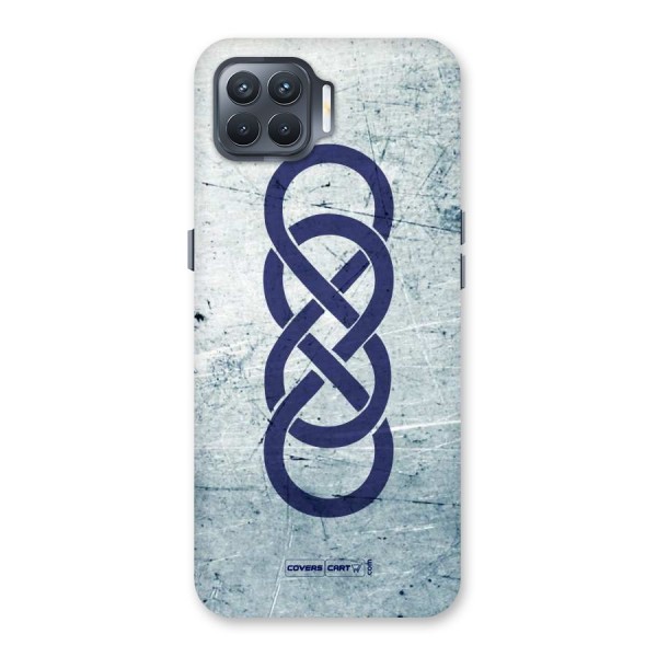 Double Infinity Rough Back Case for Oppo F17 Pro