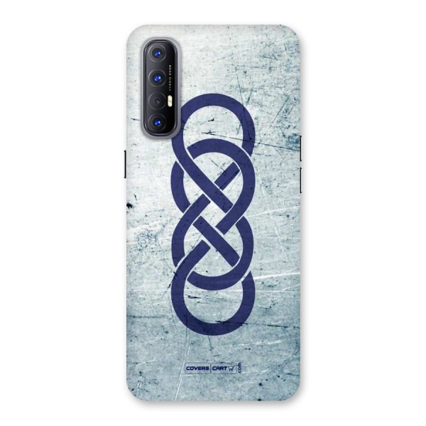 Double Infinity Rough Back Case for Reno3 Pro