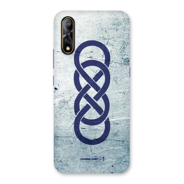 Double Infinity Rough Back Case for Vivo Z1x