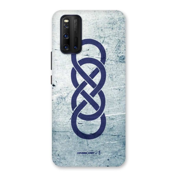 Double Infinity Rough Back Case for Vivo iQOO 3