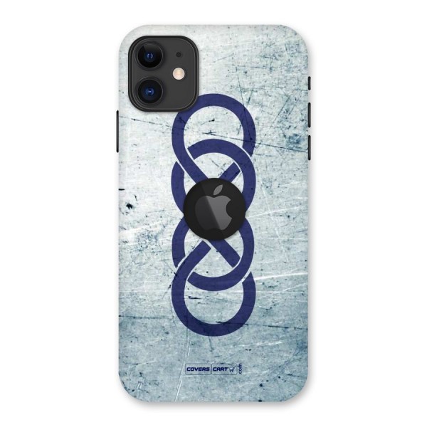 Double Infinity Rough Back Case for iPhone 11 Logo Cut