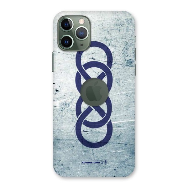 Double Infinity Rough Back Case for iPhone 11 Pro Logo  Cut