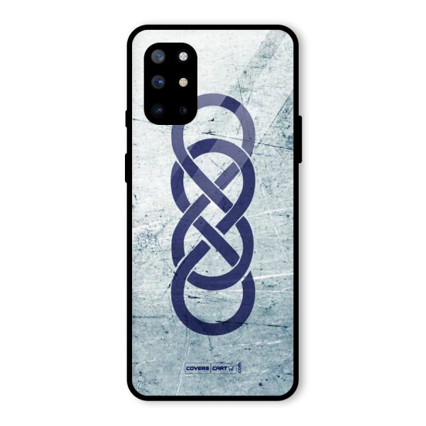 Double Infinity Rough Glass Back Case for OnePlus 8T