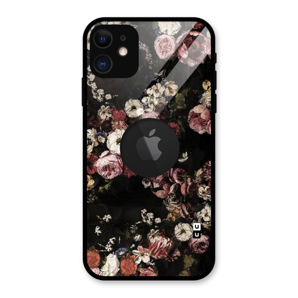 Dusty Rust Glass Back Case for iPhone 11 Logo Cut