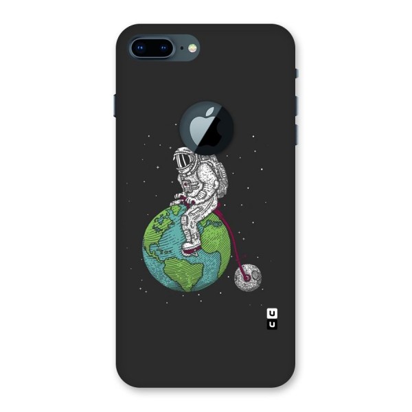 Earth Space Doodle Back Case for iPhone 7 Plus Logo Cut