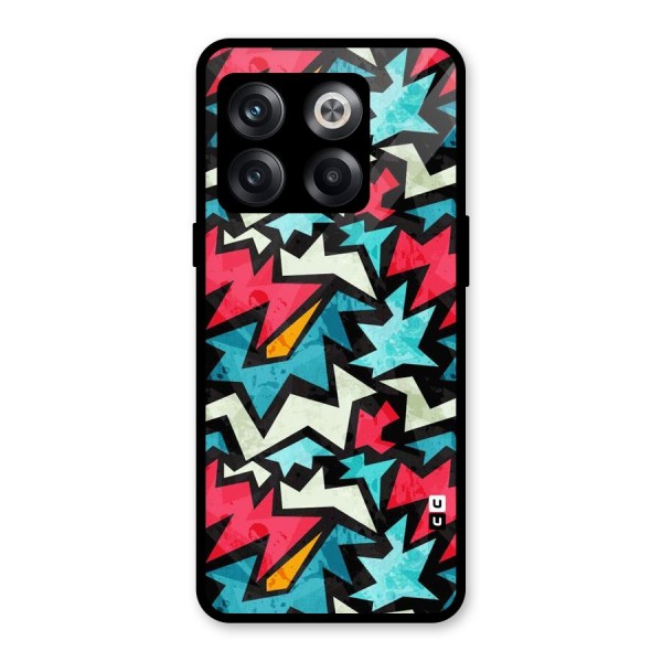 Electric Color Design Glass Back Case for OnePlus 10T
