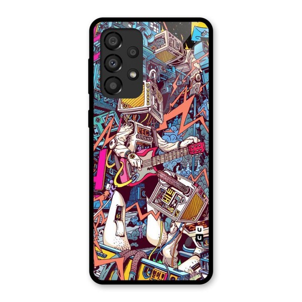 Electric Colors Glass Back Case for Galaxy A33 5G