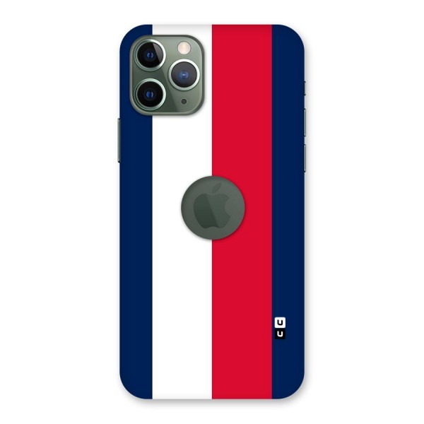 Electric Colors Stripe Back Case for iPhone 11 Pro Logo  Cut