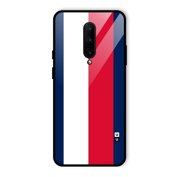 Electric Colors Stripe Glass Back Case for OnePlus 7 Pro