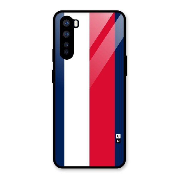 Electric Colors Stripe Glass Back Case for OnePlus Nord
