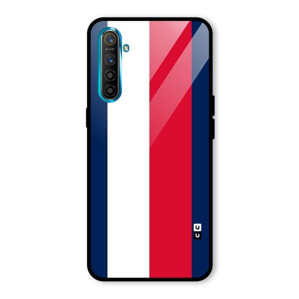 Electric Colors Stripe Glass Back Case for Realme XT