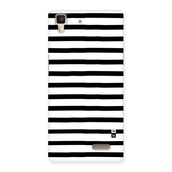 Elegant Basic Stripes Back Case for Oppo R7
